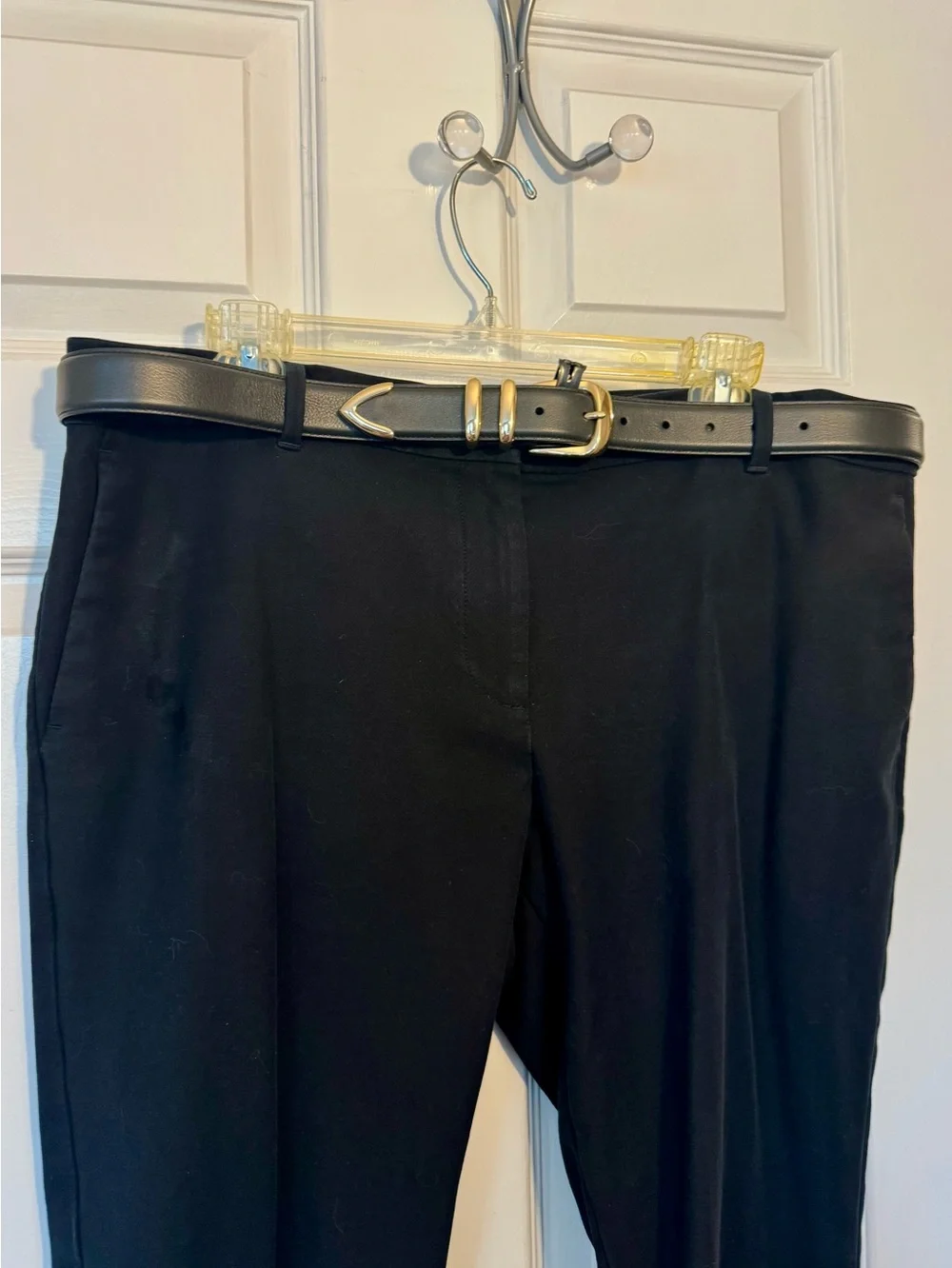 Favorite Daughter The Jordon Belt - Black with Gold Tone Hardware - Large